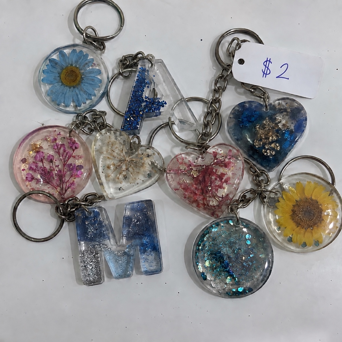 Resin keychains
