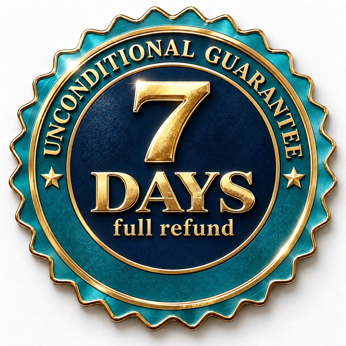 7 day guarantee seal